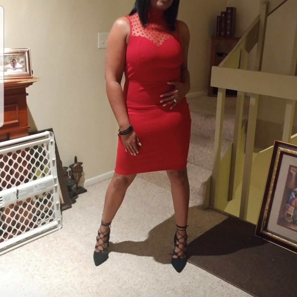Nice red dress